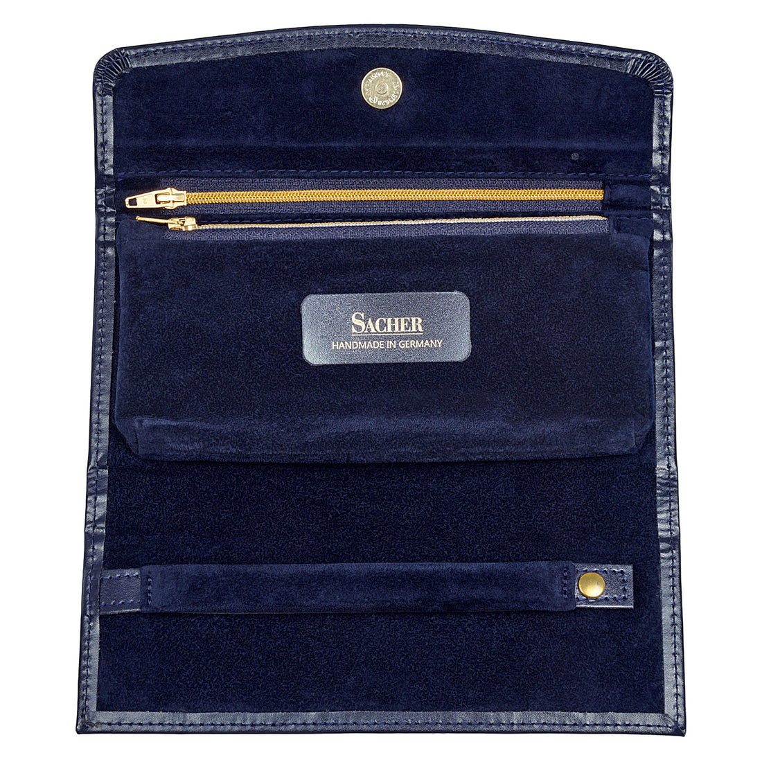 Jewelry roll acuro / navy (leather)