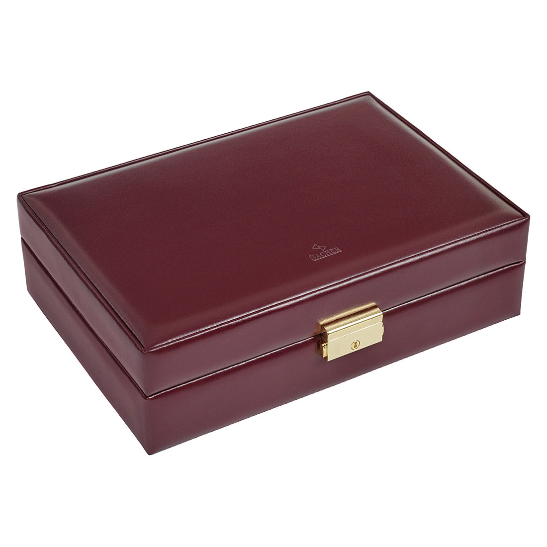 Watch case for 10 watches acuro / bordeaux (leather)