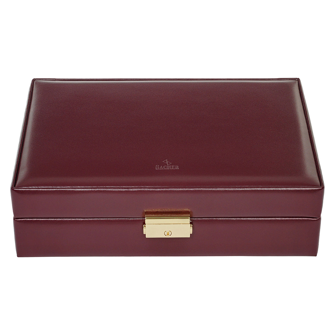 Watch case for 10 watches acuro / bordeaux (leather)