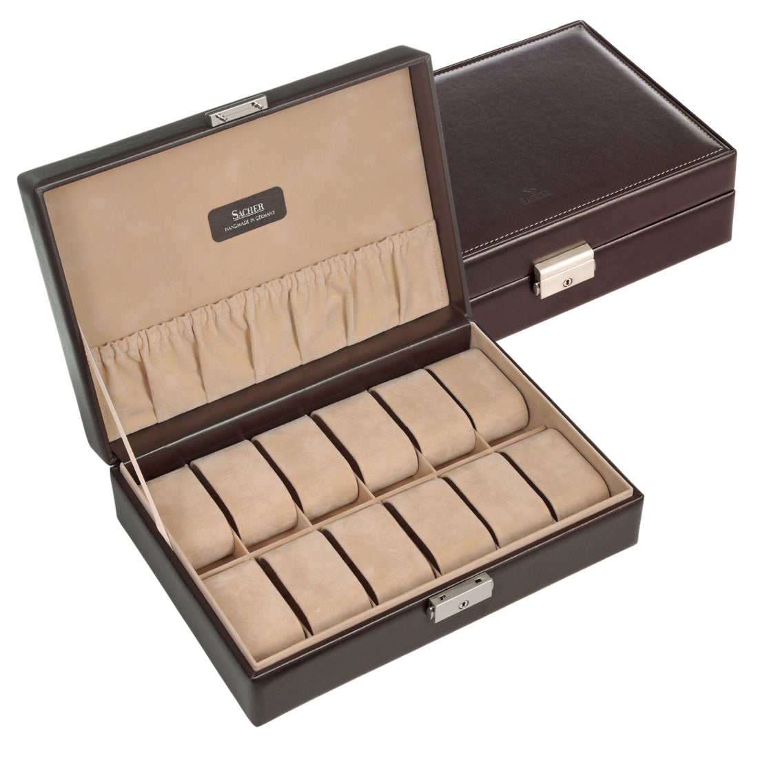 Estuche para 12 relojes new classic / mocha