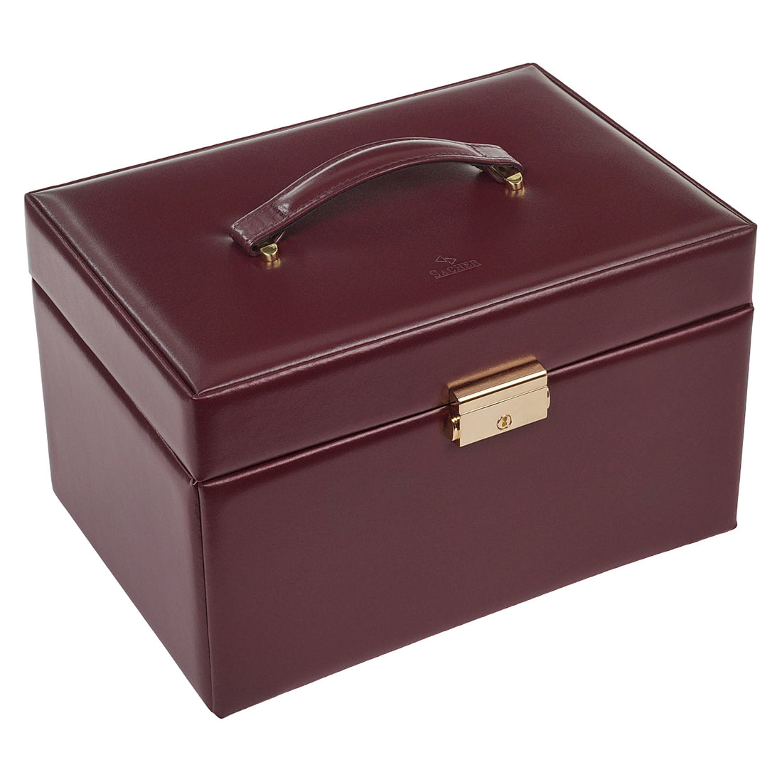 Jewelry box Lena acuro / bordeaux (leather)