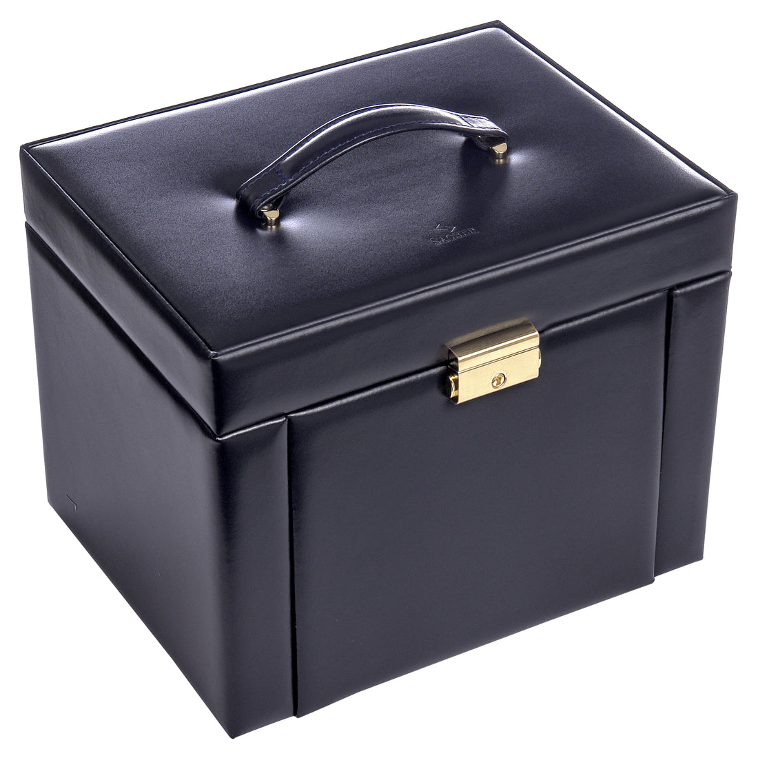 Jewelry box Marta acuro / navy (leather)