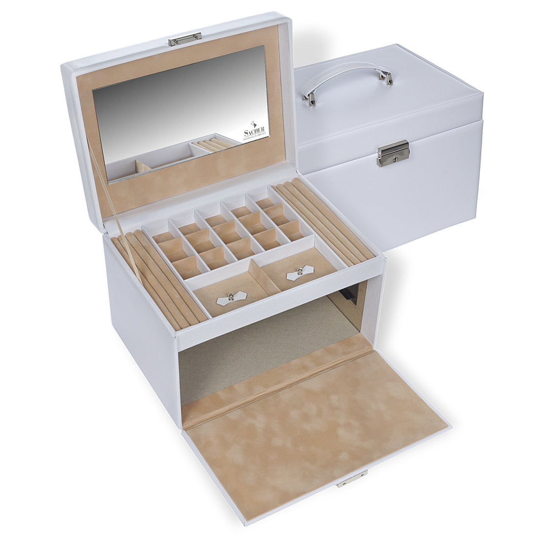 Case (without drawers) VARIO vario / white (leather)