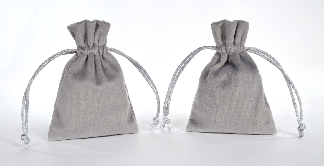 Jewelry bag 5 pieces Accessories / grey