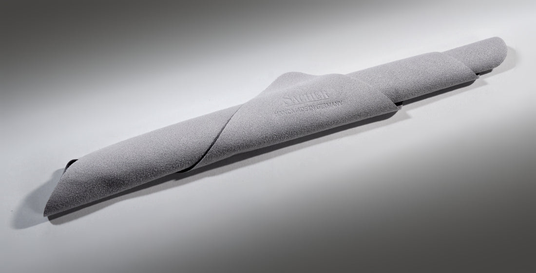 Care and cleaning cloth accessories / gray