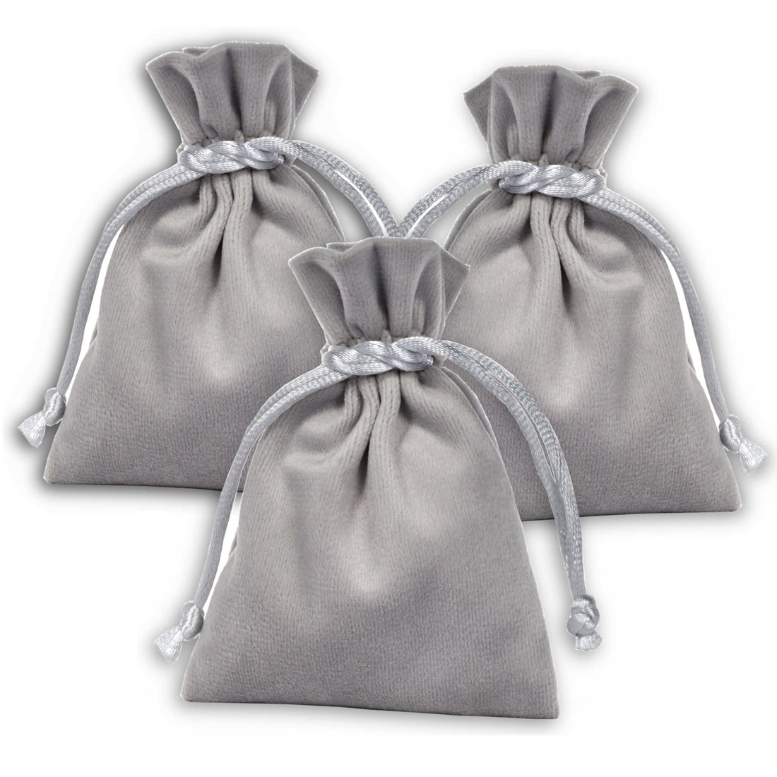 Jewelry bag 3 pieces Accessories / grey