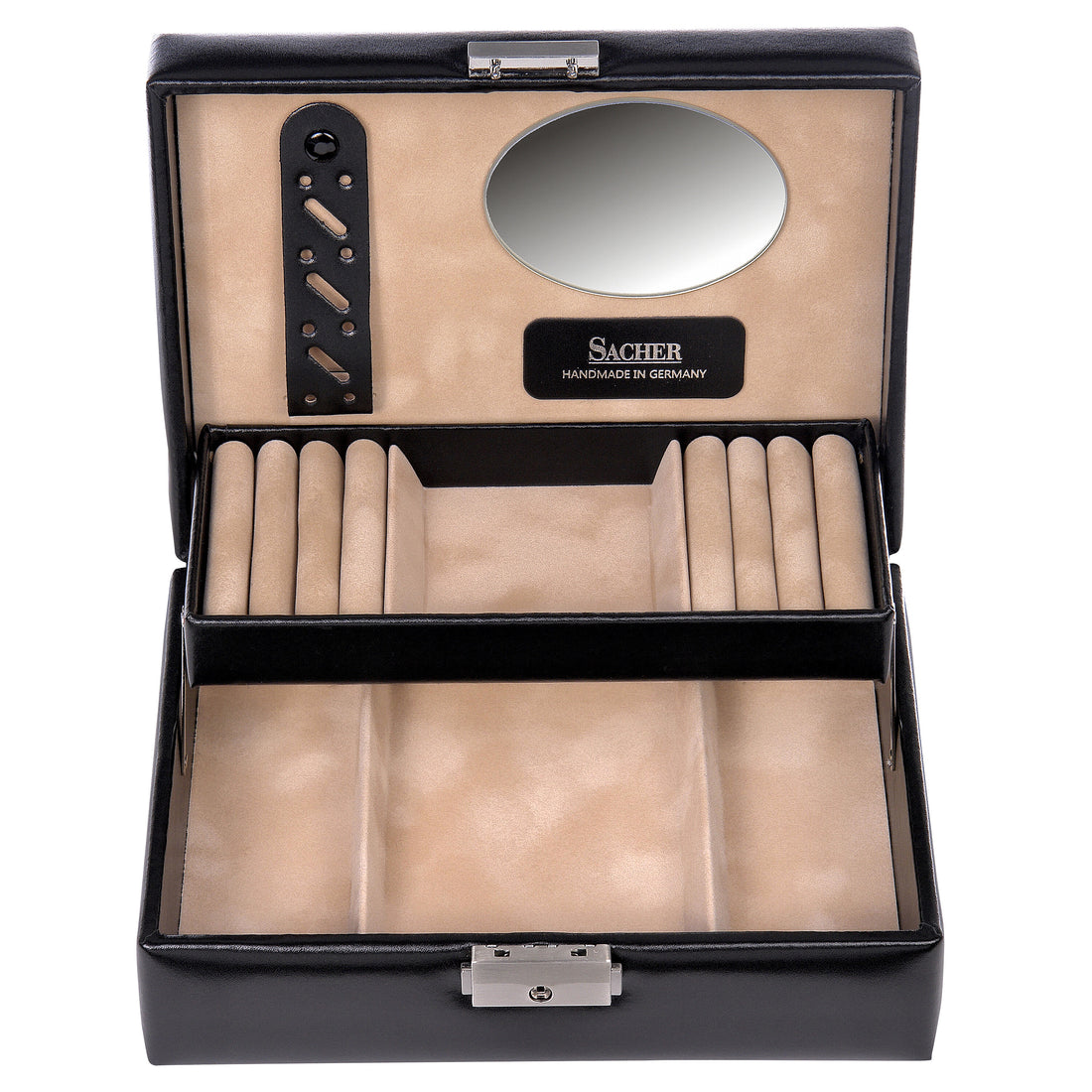 Jewelry box Britta new classic / black (leather)