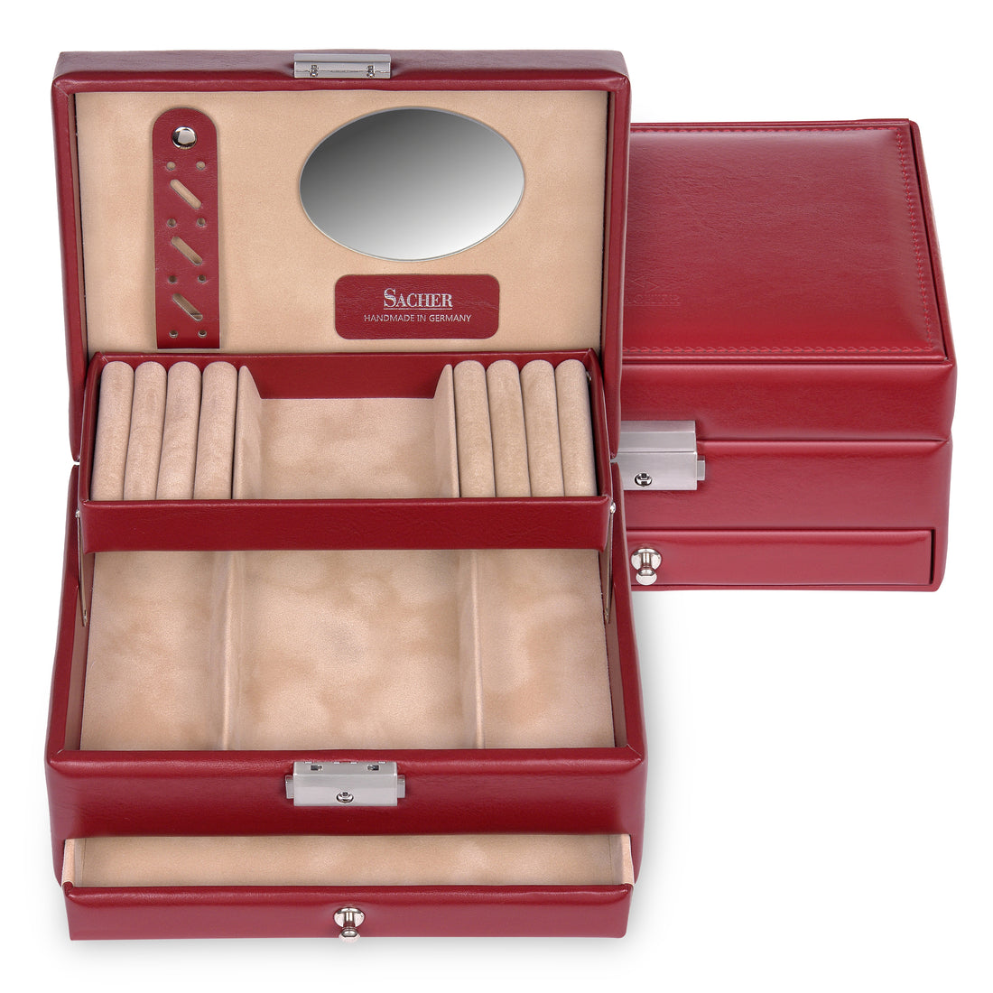 Jewelry box Carola new classic / red