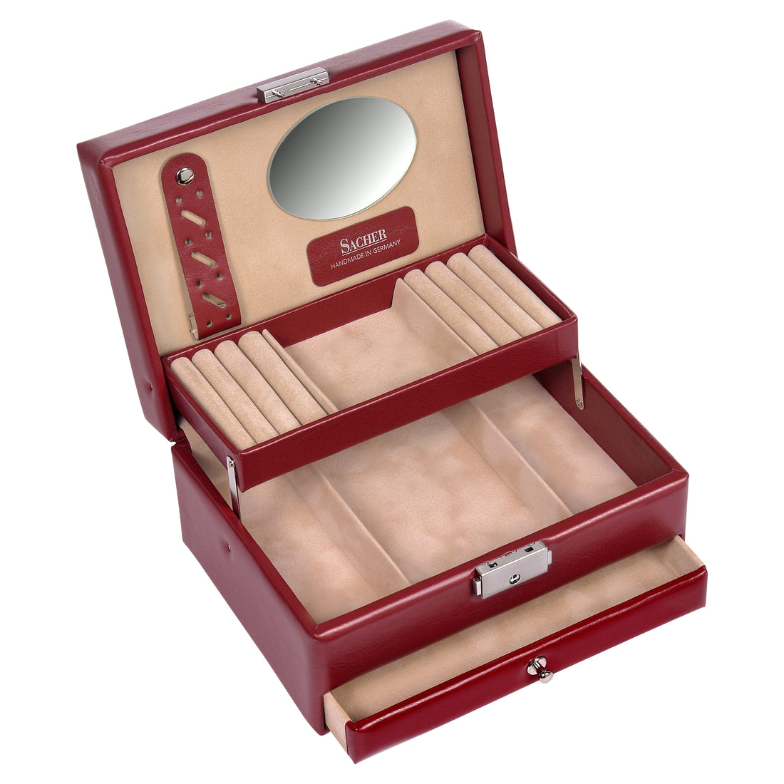 Jewelry box Carola new classic / red