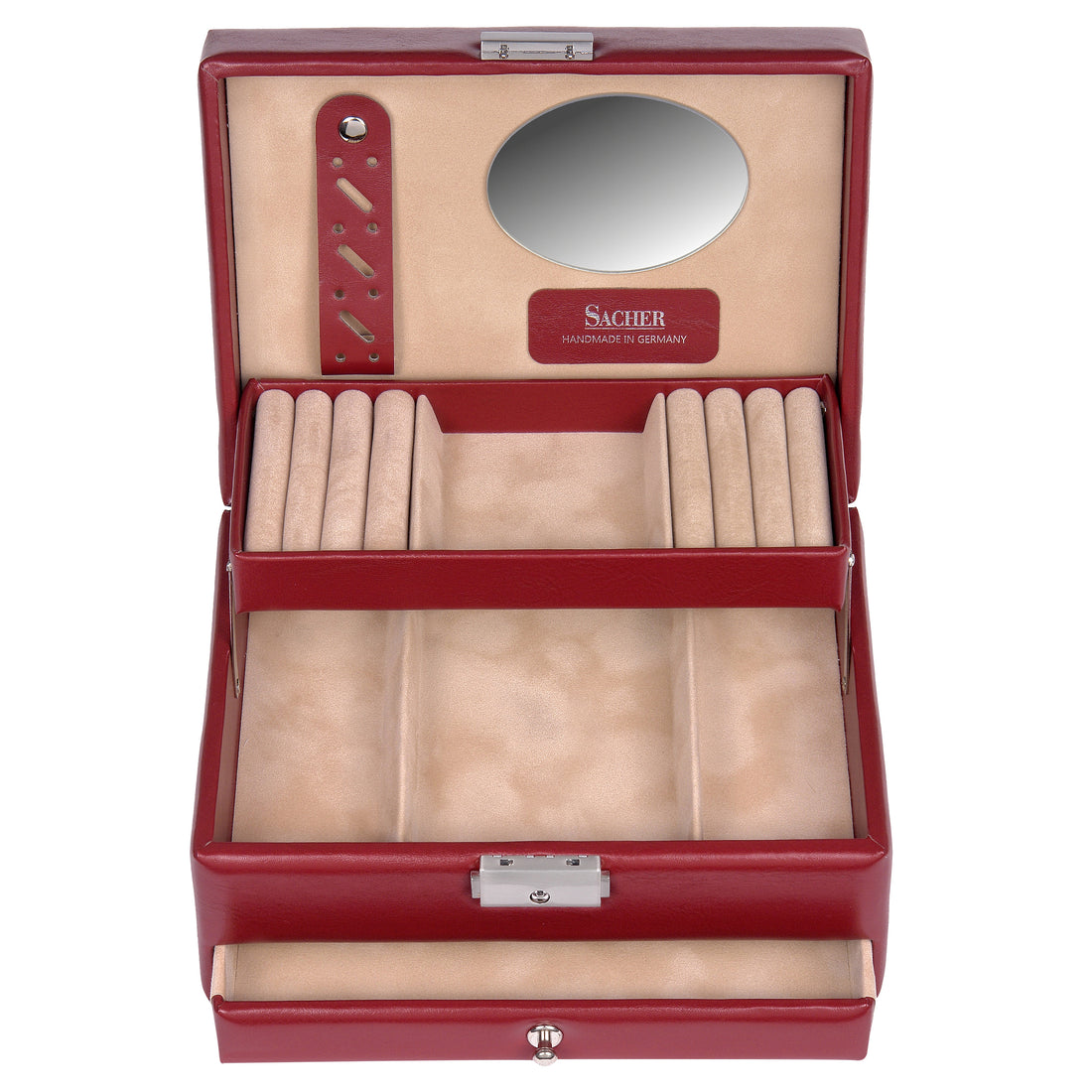 Jewelry box Carola new classic / red
