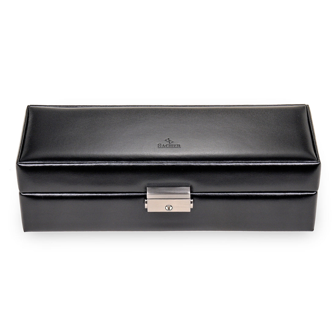 Watch case for 6 watches new classic / black (leather)
