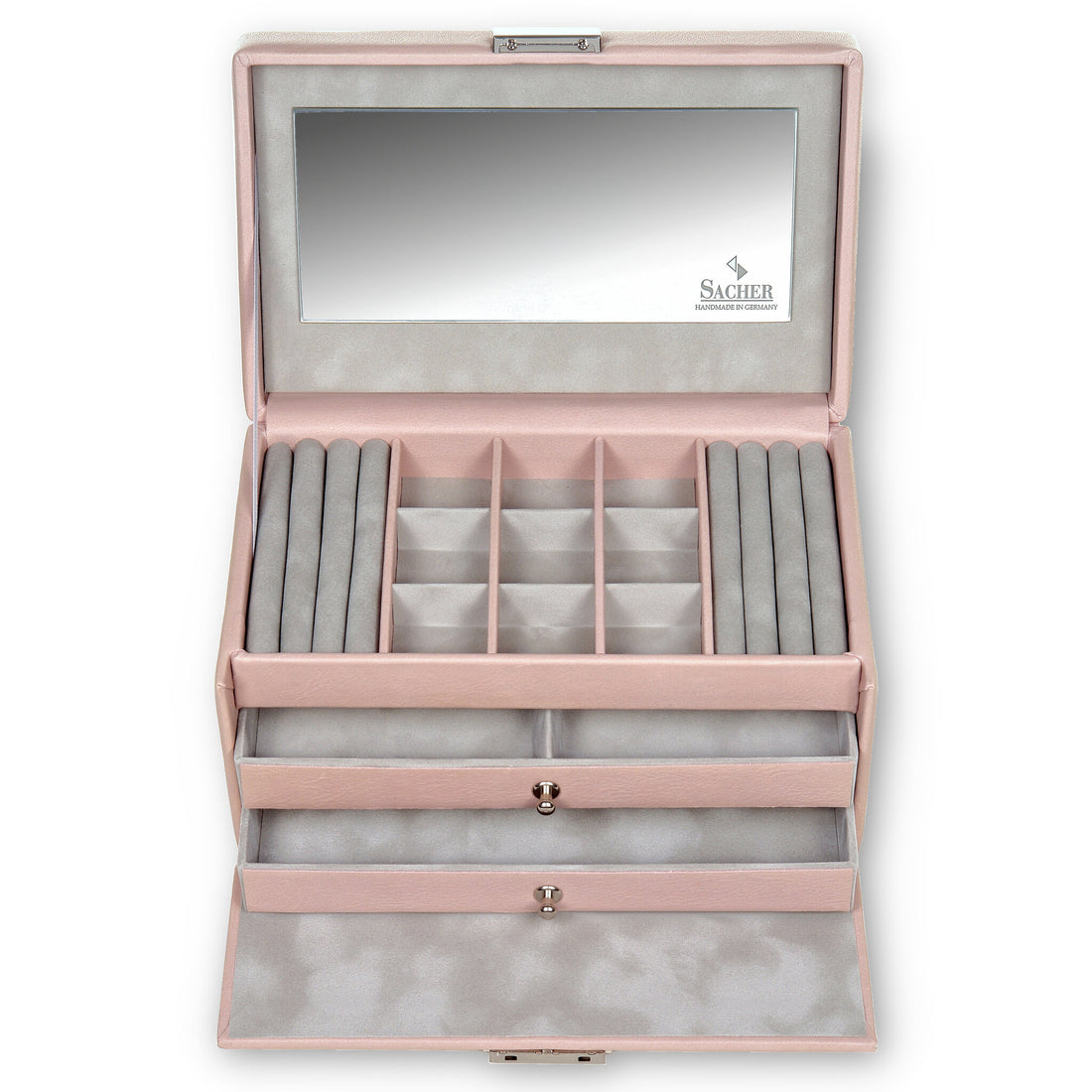 Jewelry box Elly pastello / rosé (leather)