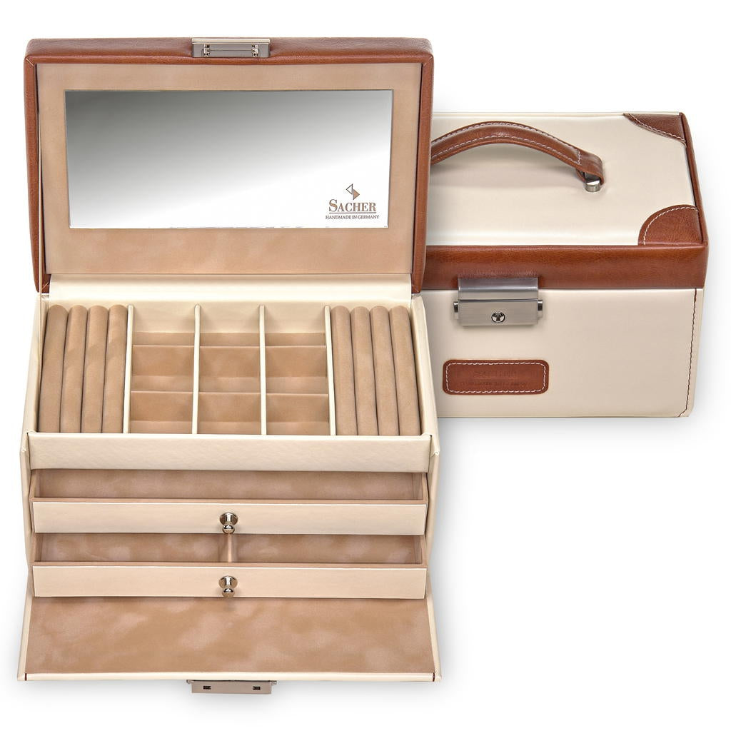 Jewelry box Elly travel / cream