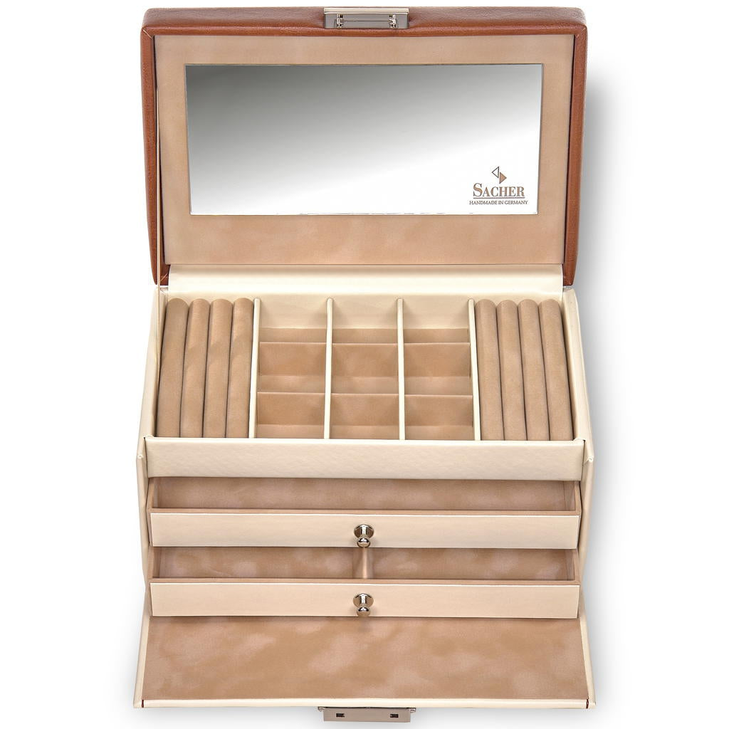 Jewelry box Elly travel / cream