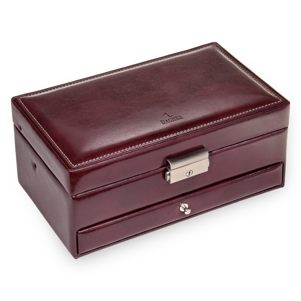 Jewelry box Helen florage / bordeaux