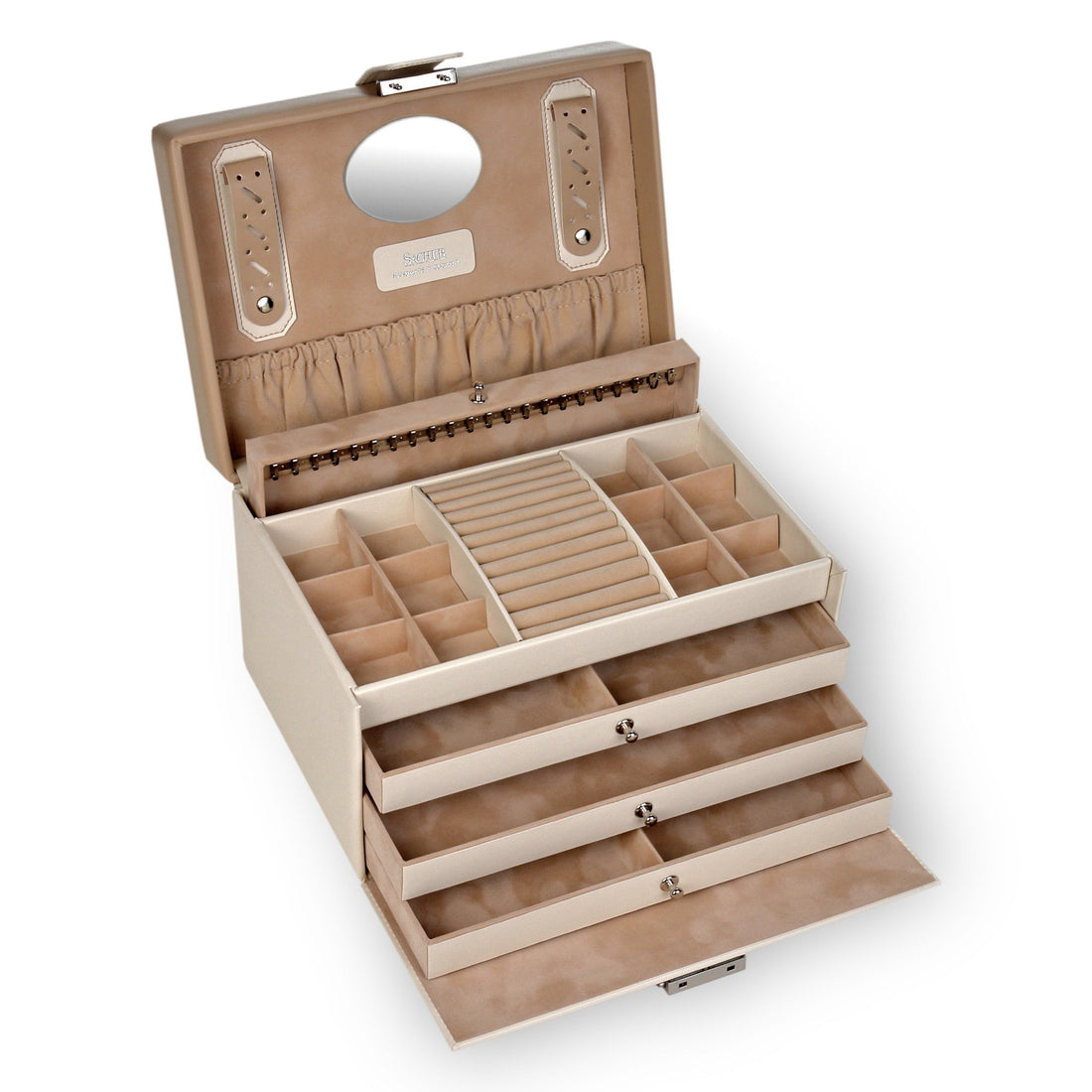 Jewelry box Jasmin bella fiore / cream