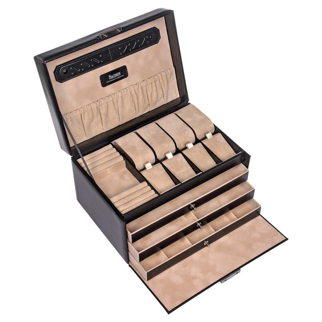 Jewelry box Katja new classic / black (leather)