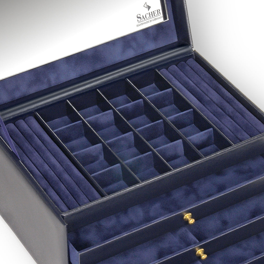 Jewelry box Lena acuro / navy (leather)