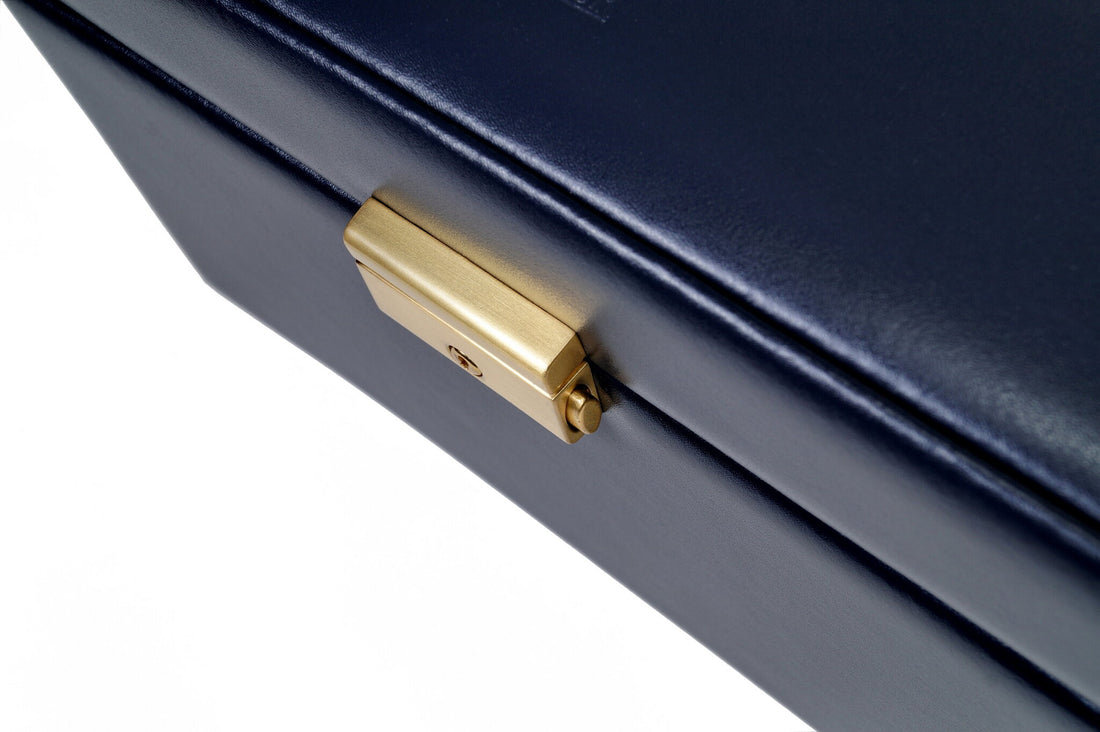 Jewelry box Lena acuro / navy (leather)