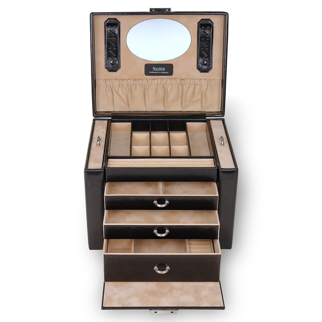 Jewelry box Marta new classic / black (leather)