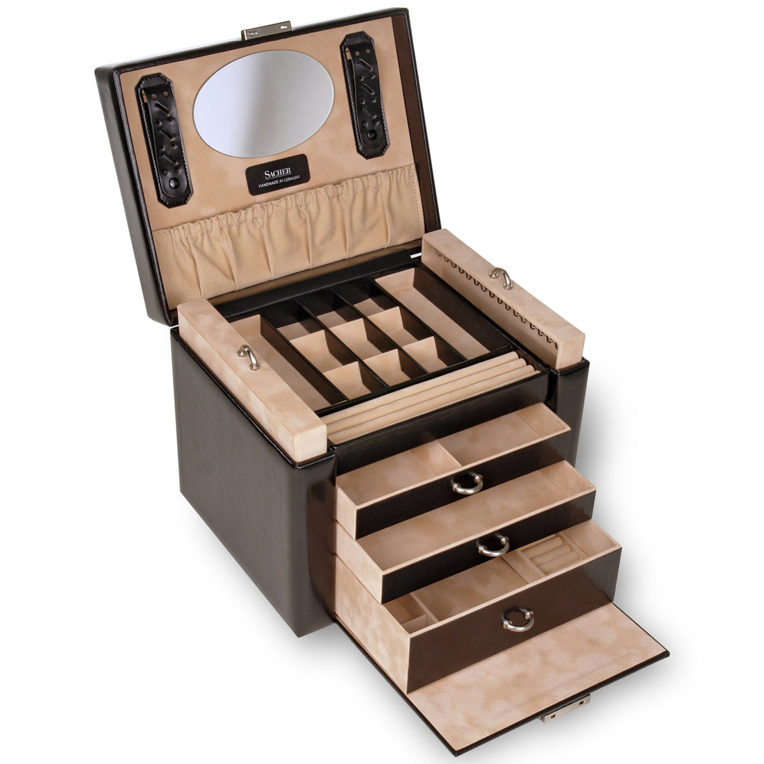 Jewelry box Marta new classic / black (leather)