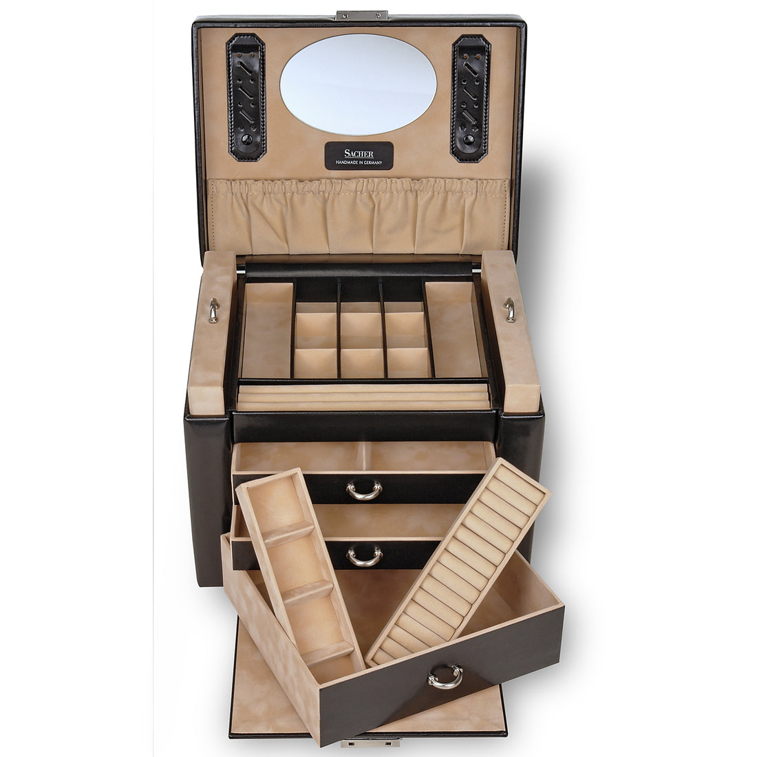 Jewelry box Marta new classic / black (leather)