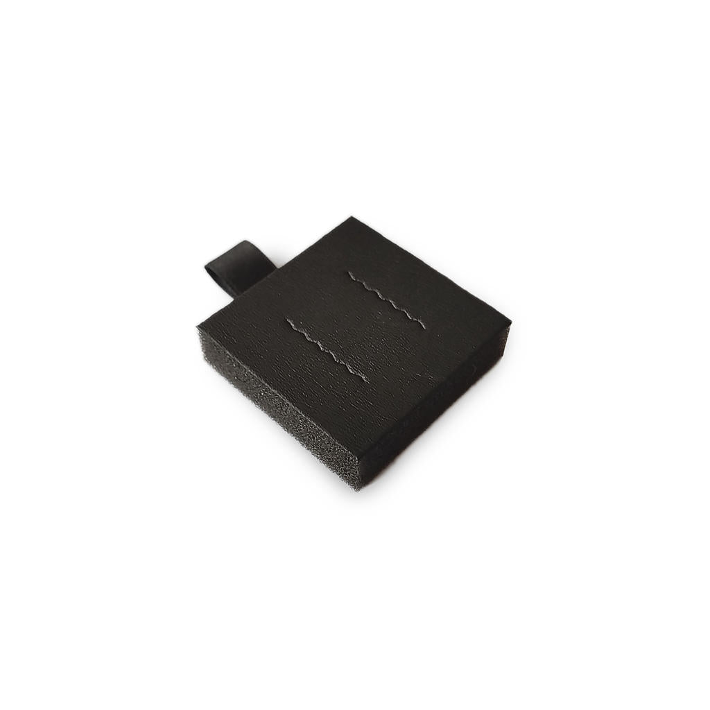 6x almohadillas para pendientes vario / negro