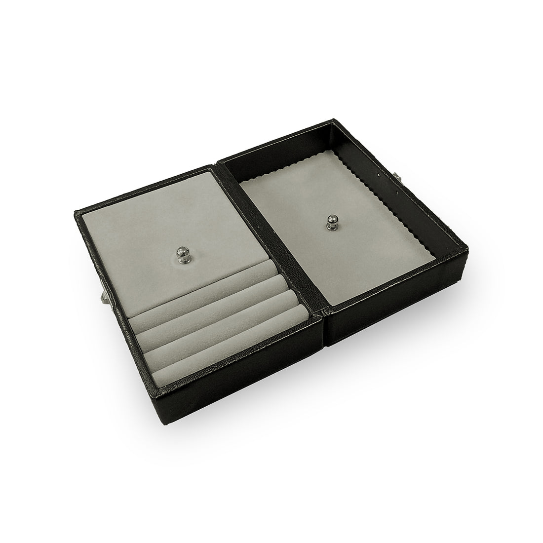 Top module with travel case VARIO vario / black (leather)