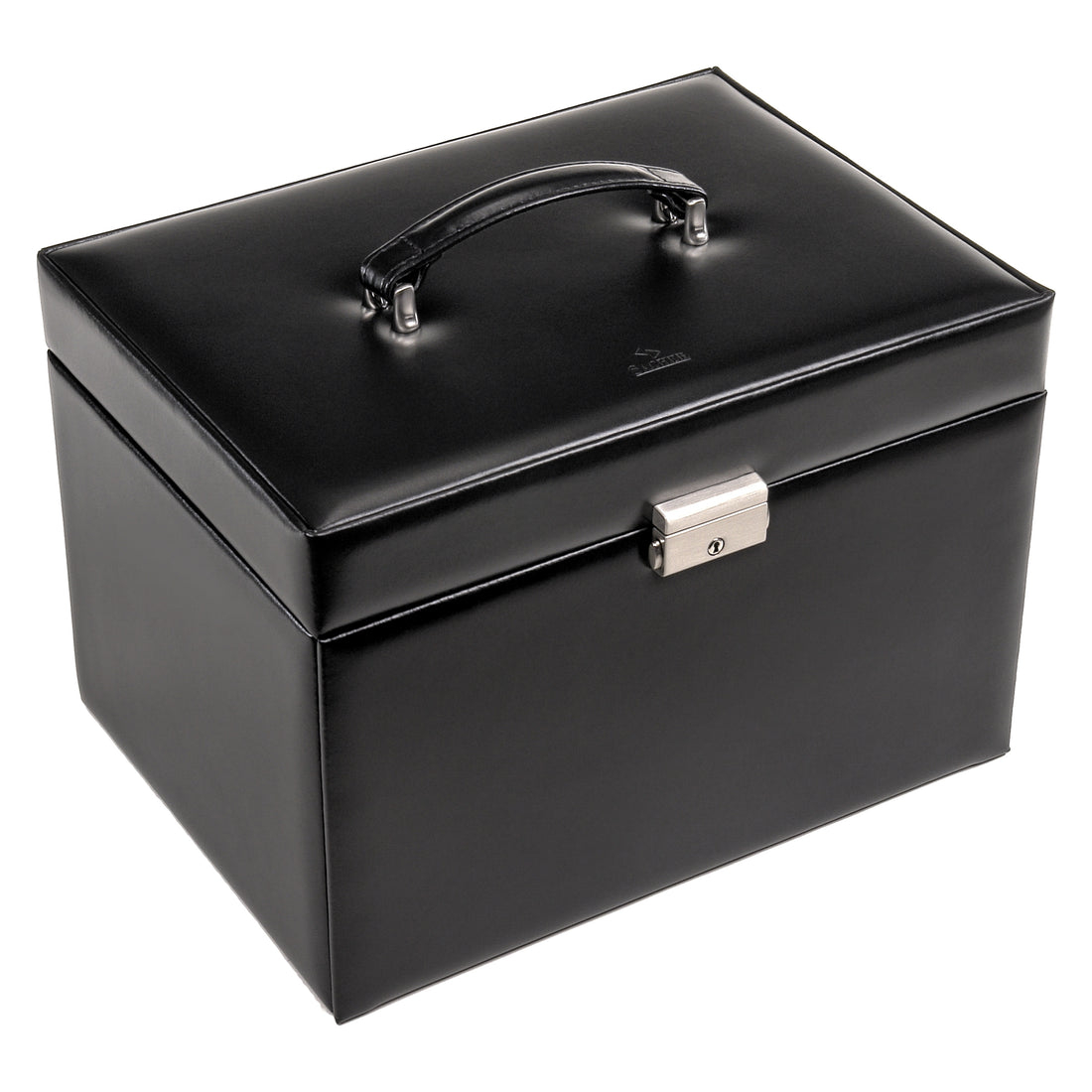 Jewelry case for necklaces Victoria vario / black (leather)