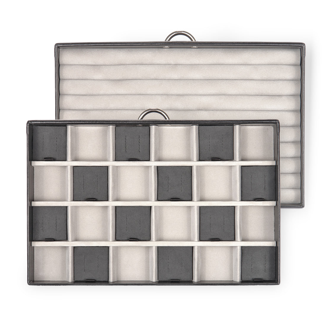 6x almohadillas para pendientes vario / negro