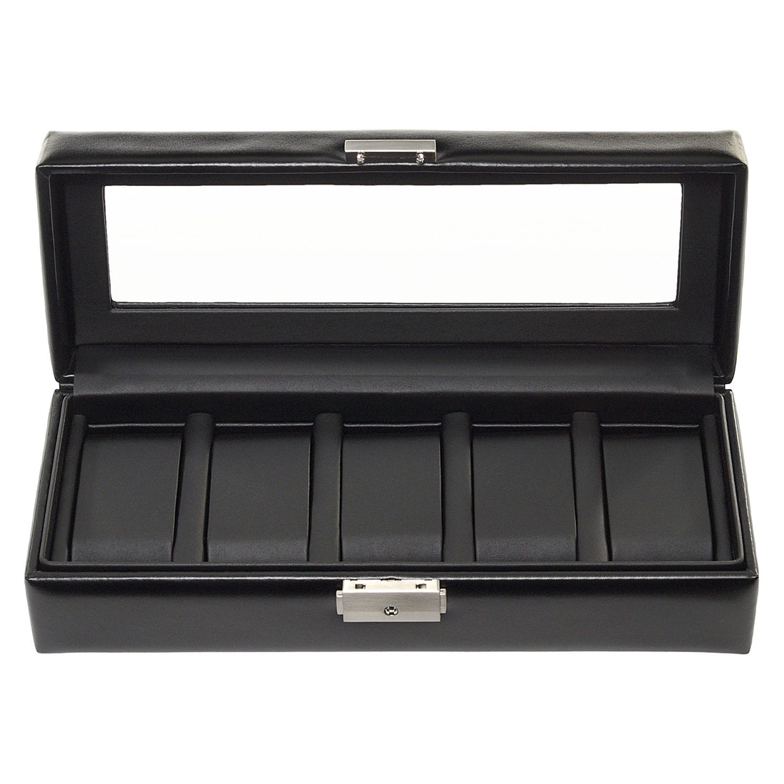 Caja para 5 relojes black exclusive / negro (cuero)