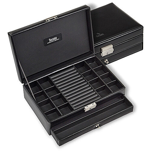 Caja black exclusive / negro (cuero)