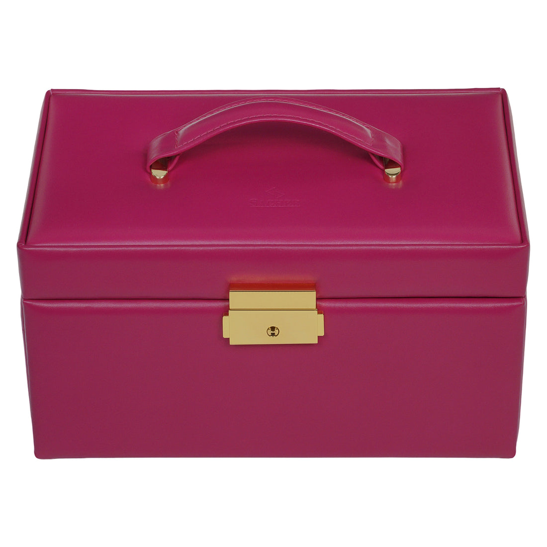 Caja de joyas Emma colisimo / rosa (cuero de vaca completo)