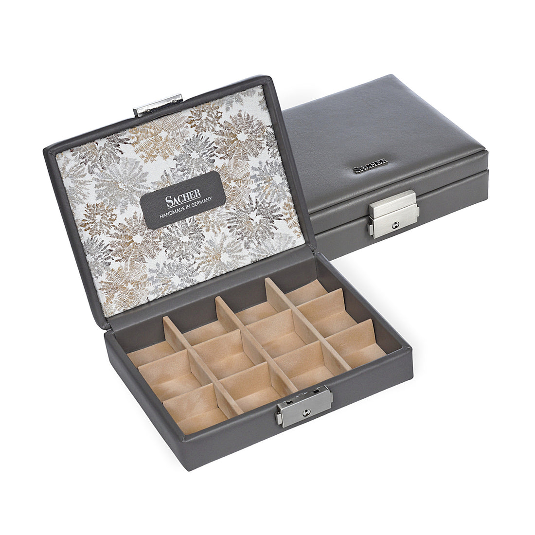 Caja fleur venice / gris (cuero)