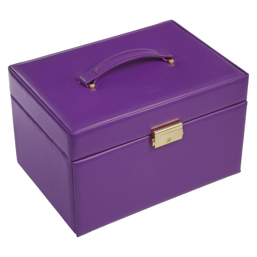 Jewelry box Karen colisimo / violet (full cowhide)