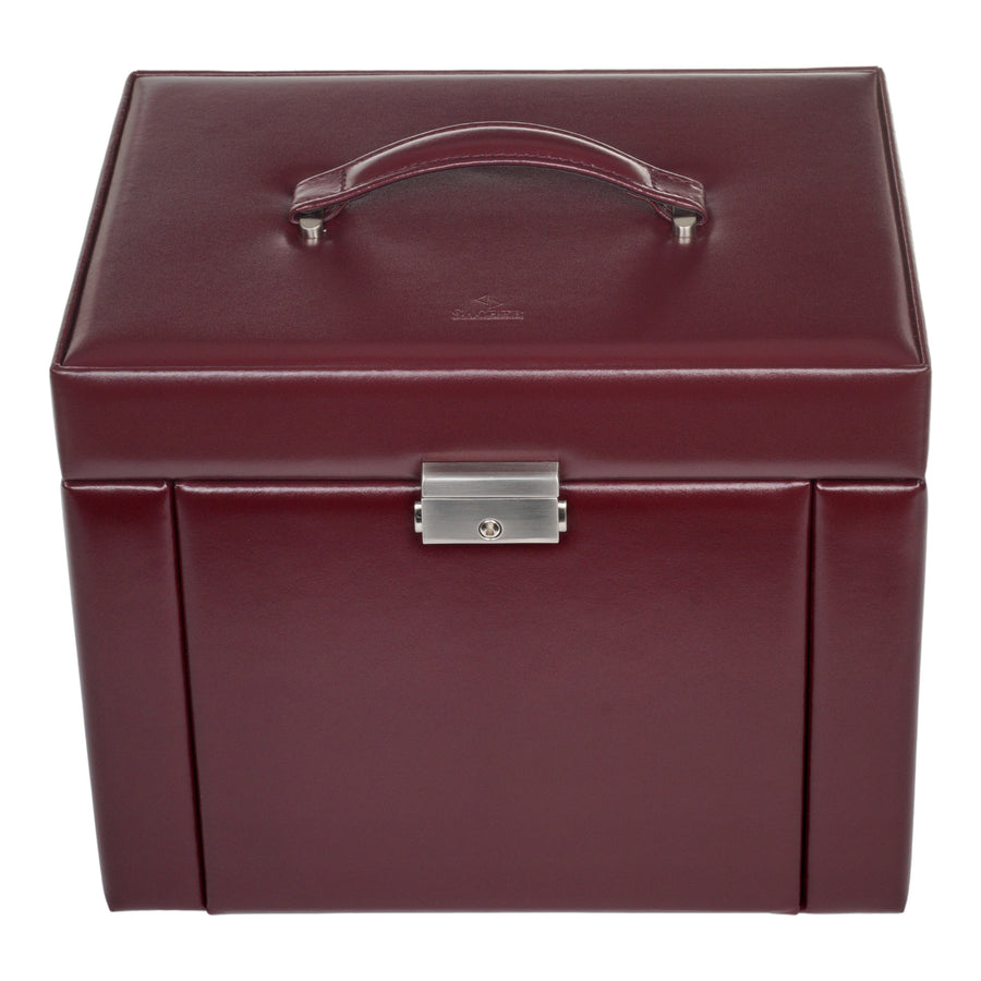 Jewelry box Marta new classic / bordeaux (leather)