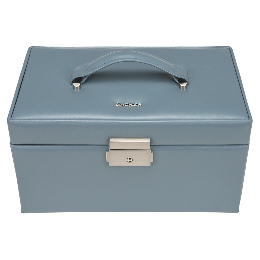Schmuckkasten Elly pastello / hellblau (Leder)