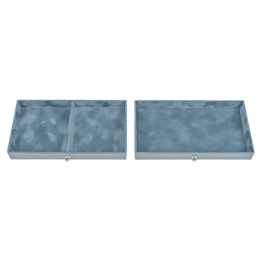 Schmuckkasten Elly pastello / hellblau (Leder)