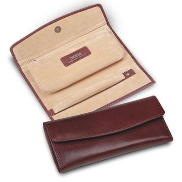 Jewelry roll new classic / bordeaux (full cowhide)