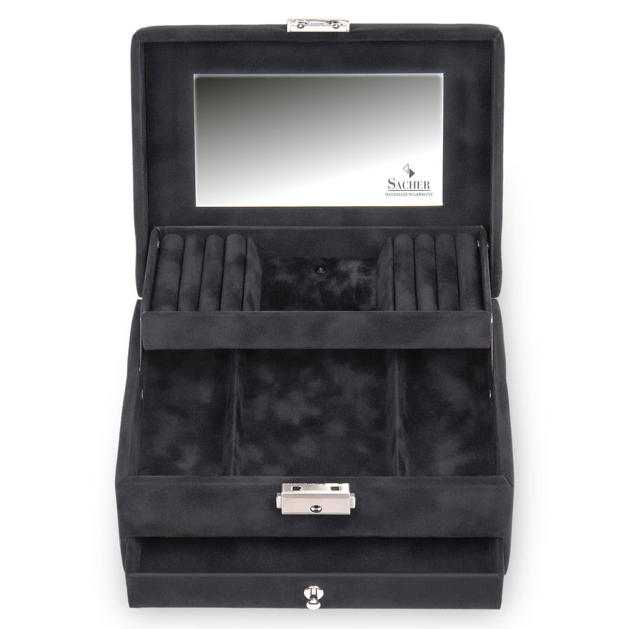 jewellery box Carola crystalo / black