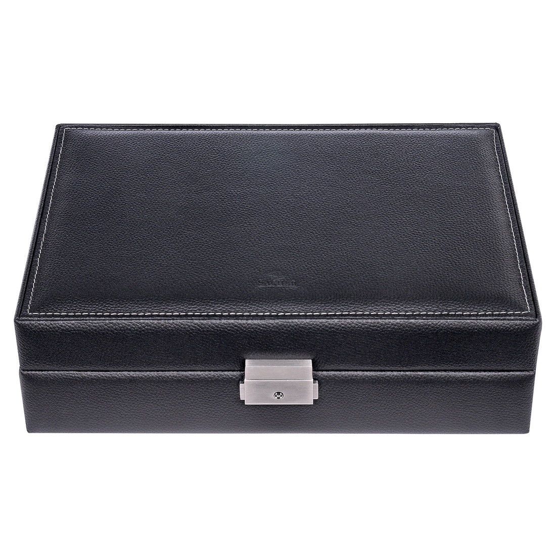 Caja para 10 relojes tamigi sport / negro (cuero)