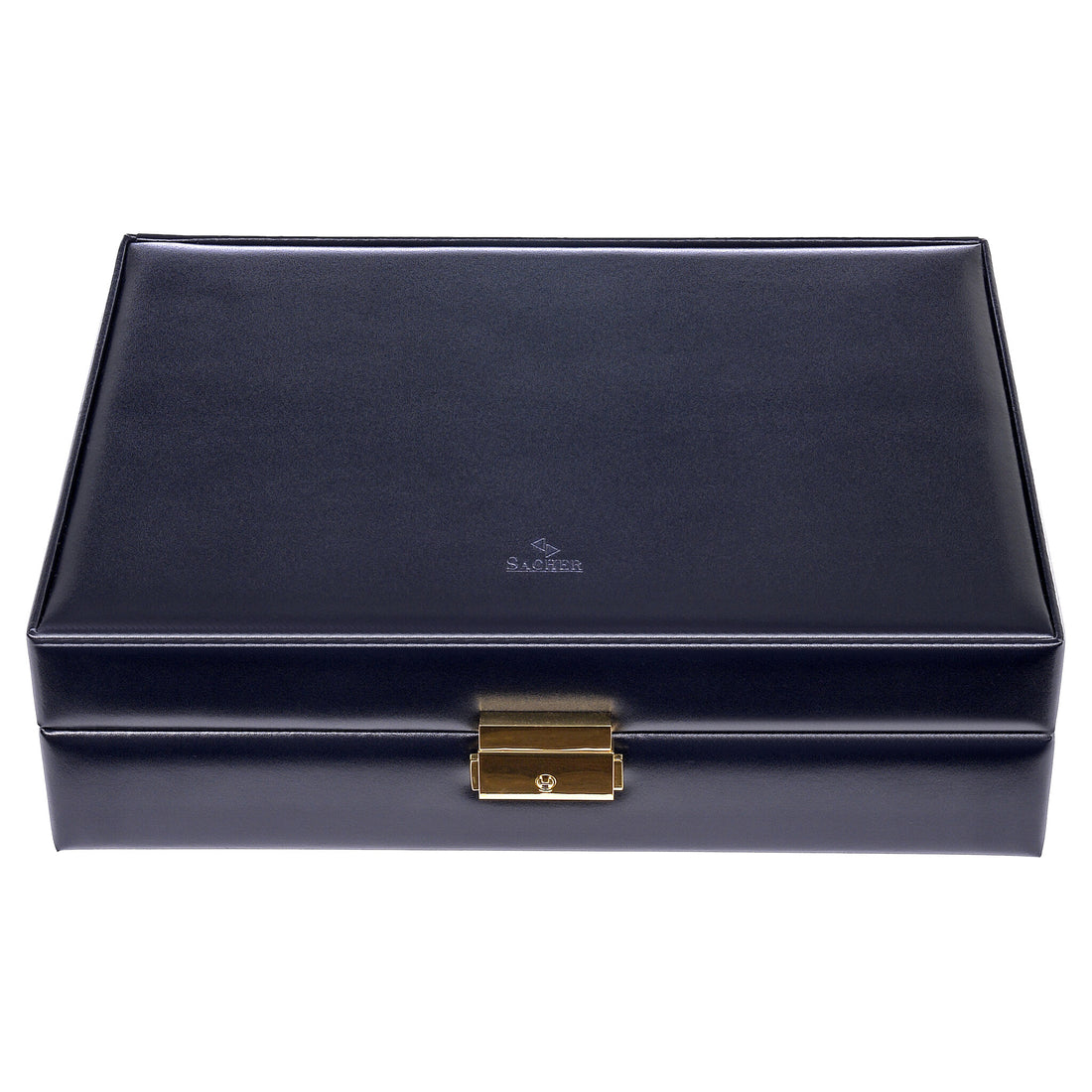 case for 10 watches acuro / navy (leather)