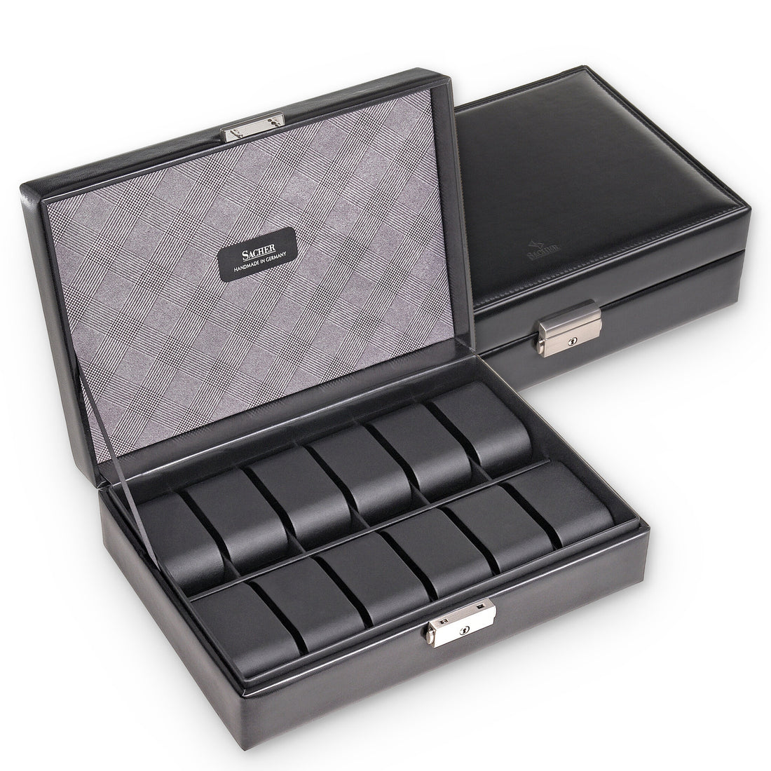 Caja para 12 relojes gents / negro