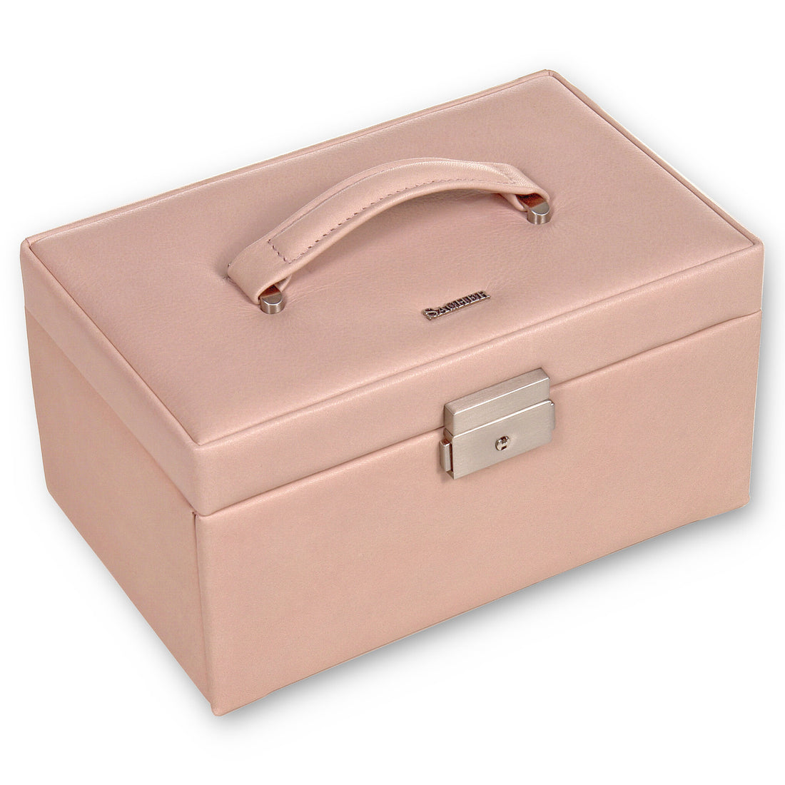 Caja de joyas Elly pastello / rosa (cuero)