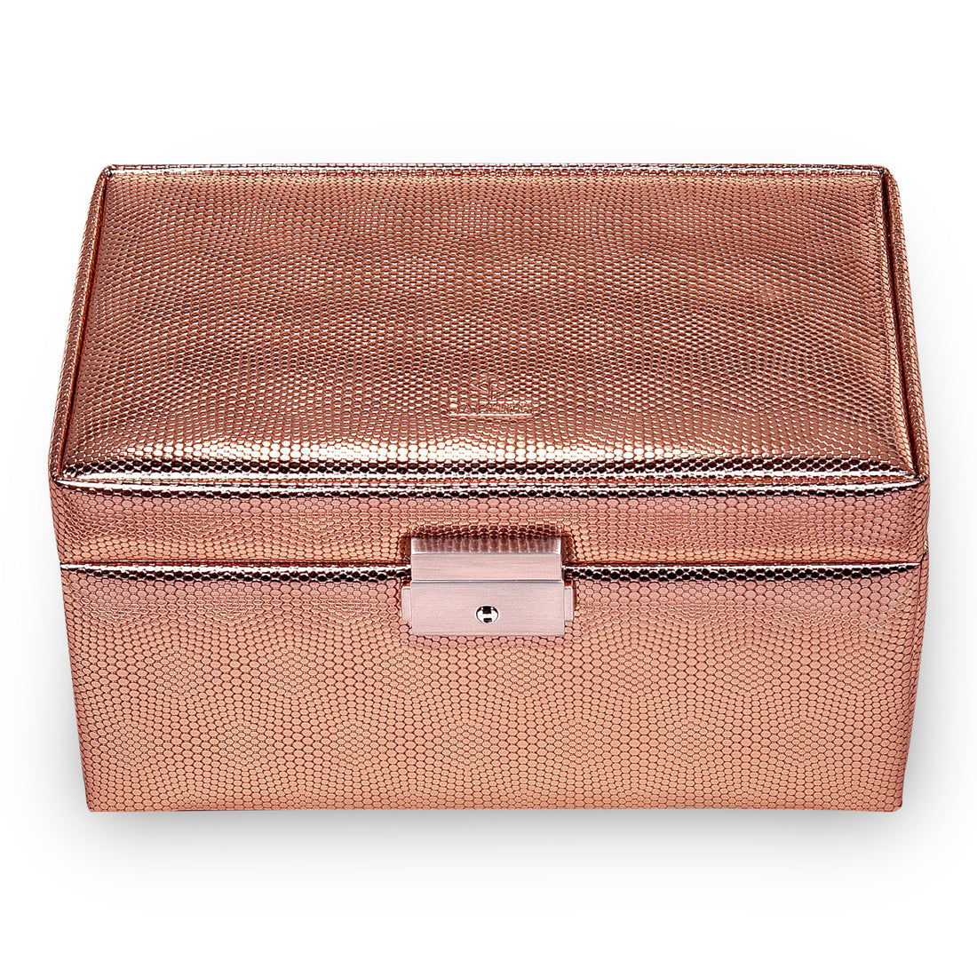 Caja de joyas Elly lagarto / oro rosa