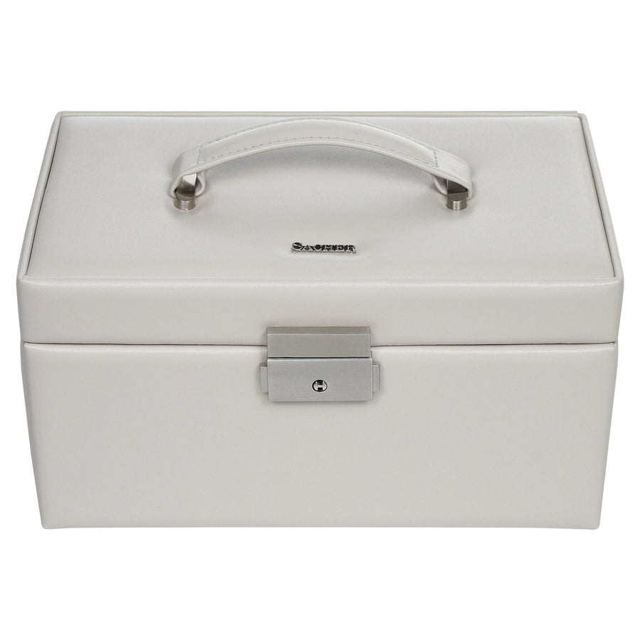 Caja de joyas Elly elegance / sand (cuero de vaca completo)