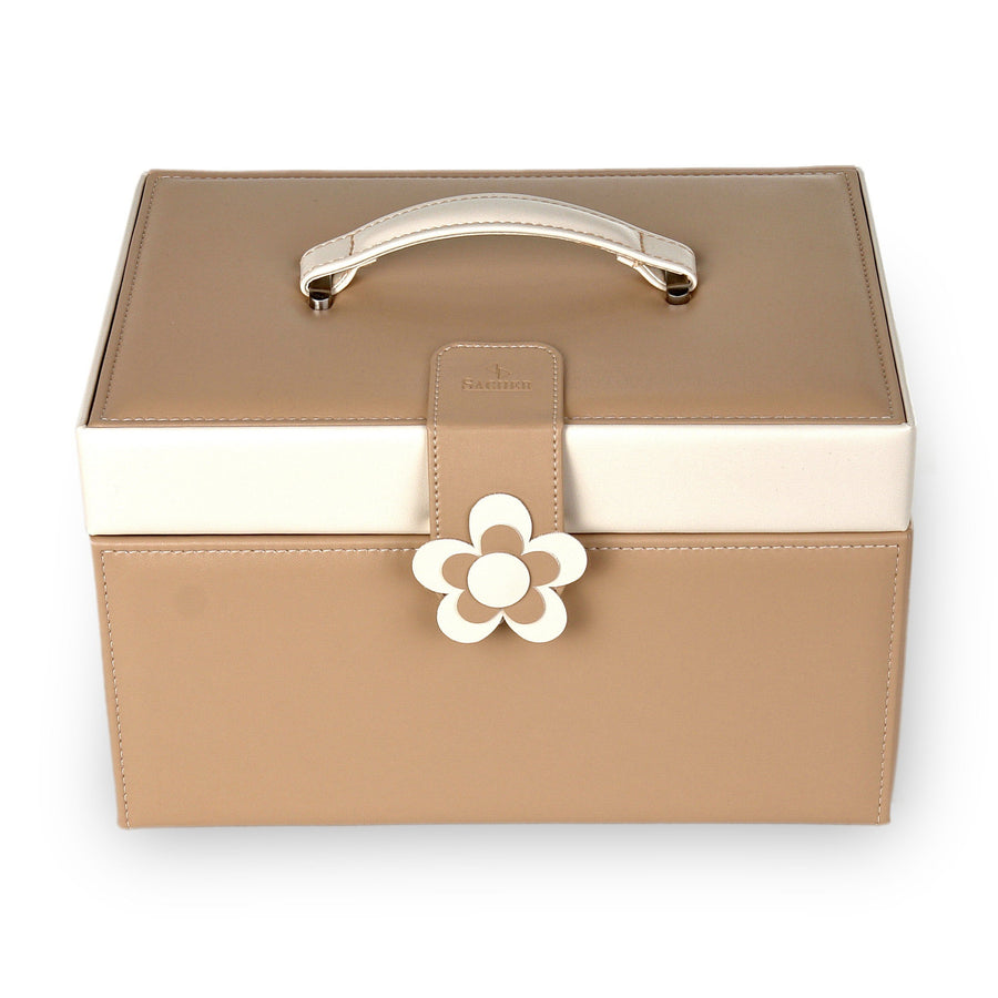 Caja de joyas Jasmin bella fiore / beige