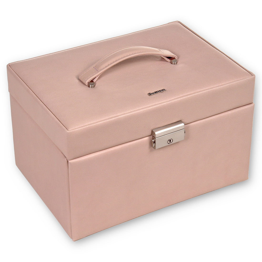 Caja de joyas Lena pastello / rosa (cuero)