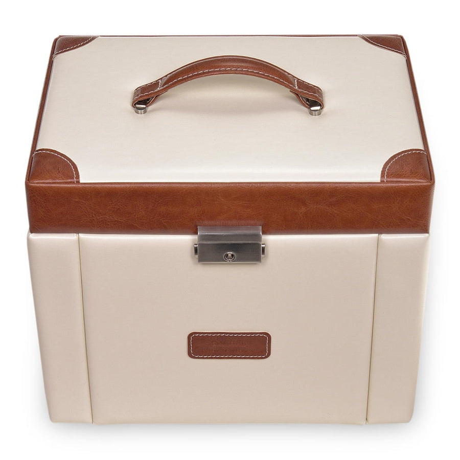 Caja de joyas Maxima travel / crema