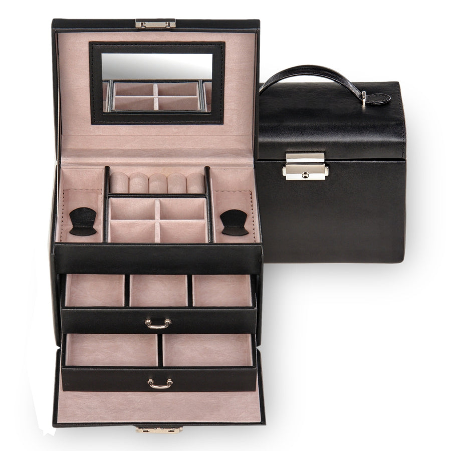 Caja de joyas Sonja standard / negro